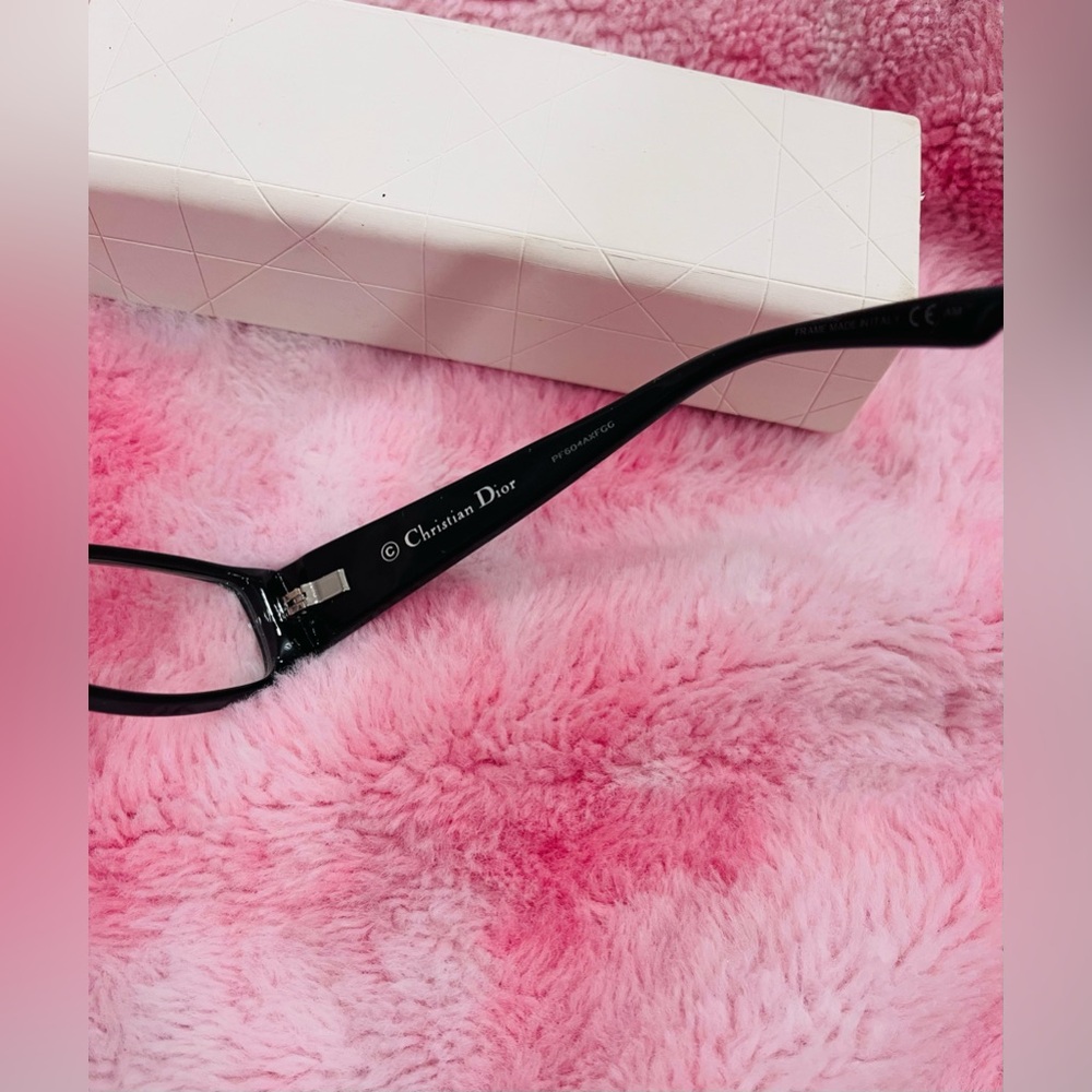 NWOT Christian Dior women’s eyeglasses eyewear beautiful fancy 🎁 black birthday - Picture 7 of 8